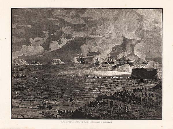 Naval Manoeuvres at Milford Haven  -  Commencement of the Attack