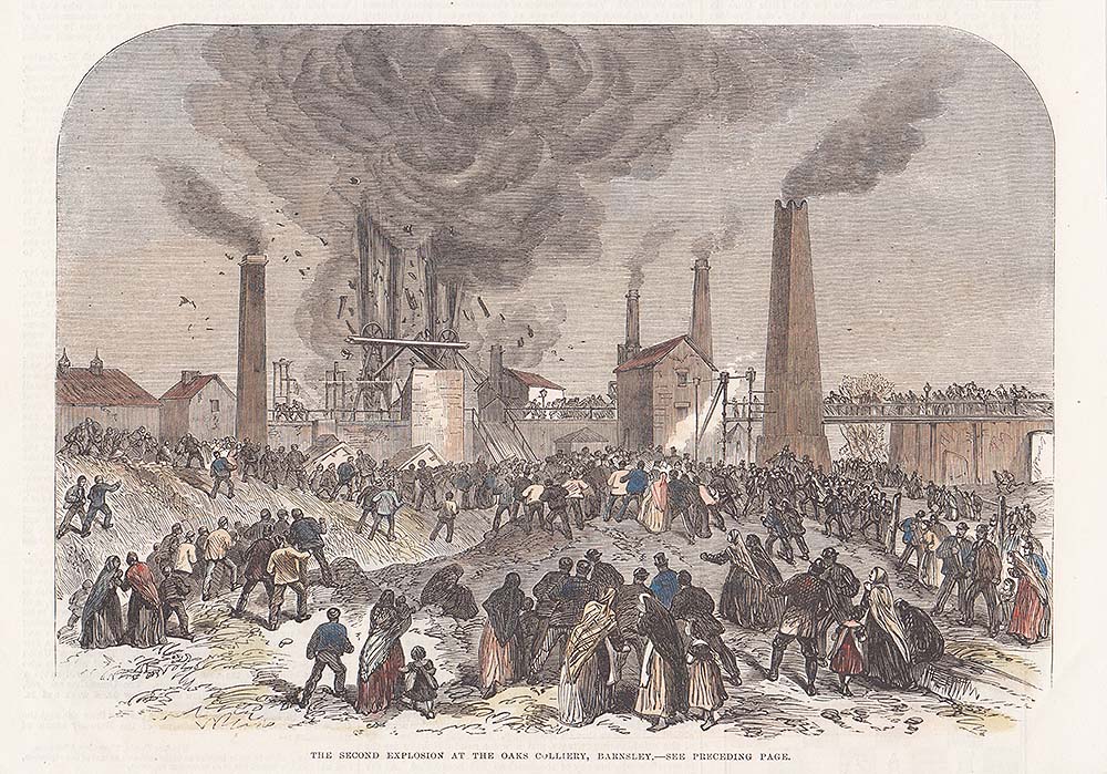 The Second explosion at the Oaks Colliery Barnsley