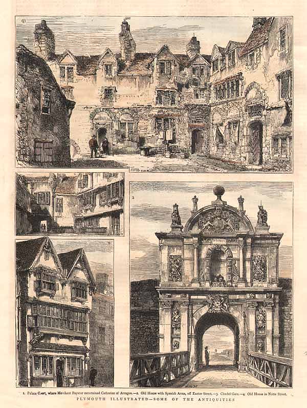 Plymouth Illustrated  -  Some of the antiquities