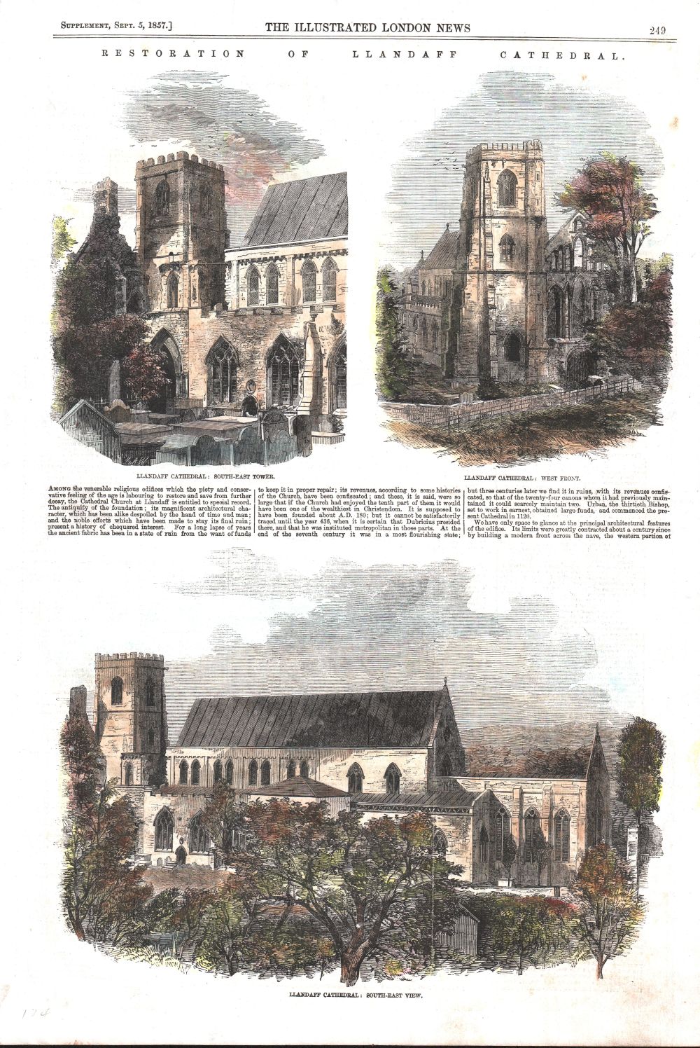 Restoration of Llandaff Cathedral.