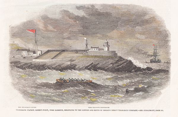 Telegraph Station Roche's Point Cork Harbour belonging to the London and South of Ireland Direct Telegraph Company Ref: 