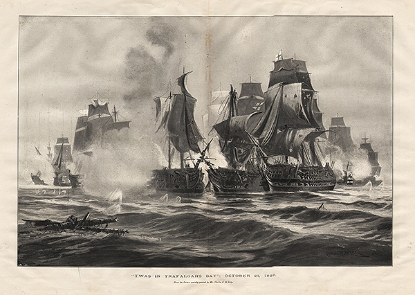  'twas in Trafalgar's Bay October 21 1808 