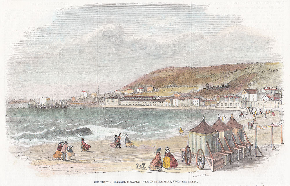 The Bristol Channel Regatta - Weston-Super-Mare, from the sands.