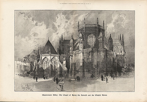 Westminster Abbey :  The Chapel of Henry the Seventh and the Chapter House