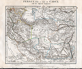 Persia with a part of Cabul and the adjacent Countries  -  Aaron Arrowsmith