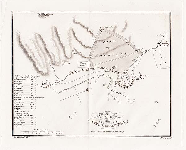 Plan of the Attack of Algiers