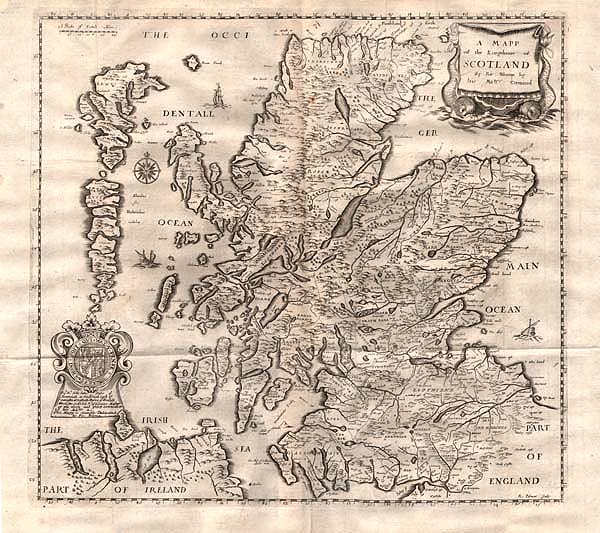 Richard Blome  -  A Mapp of the Kingdom of Scotland