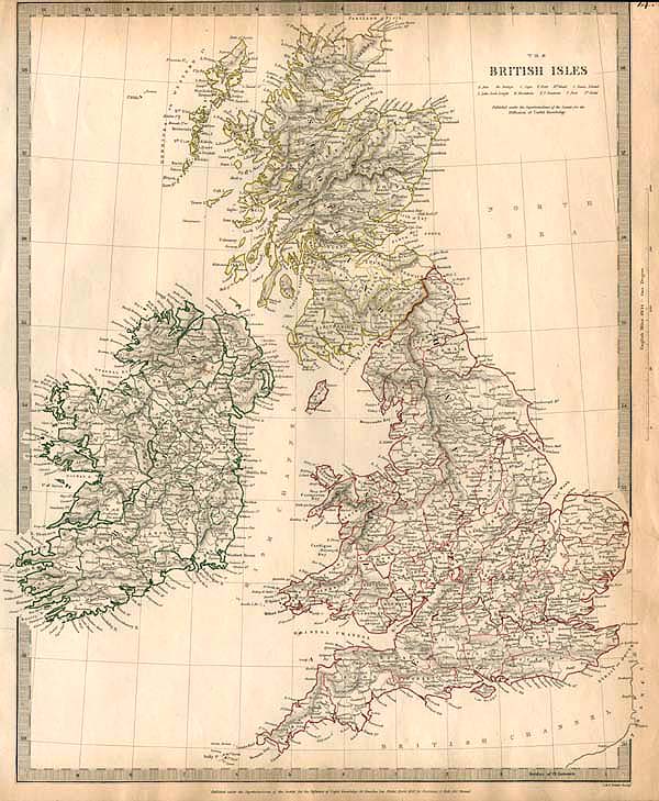 The British Isles  -  Society for the Diffusion of Useful Knowledge 