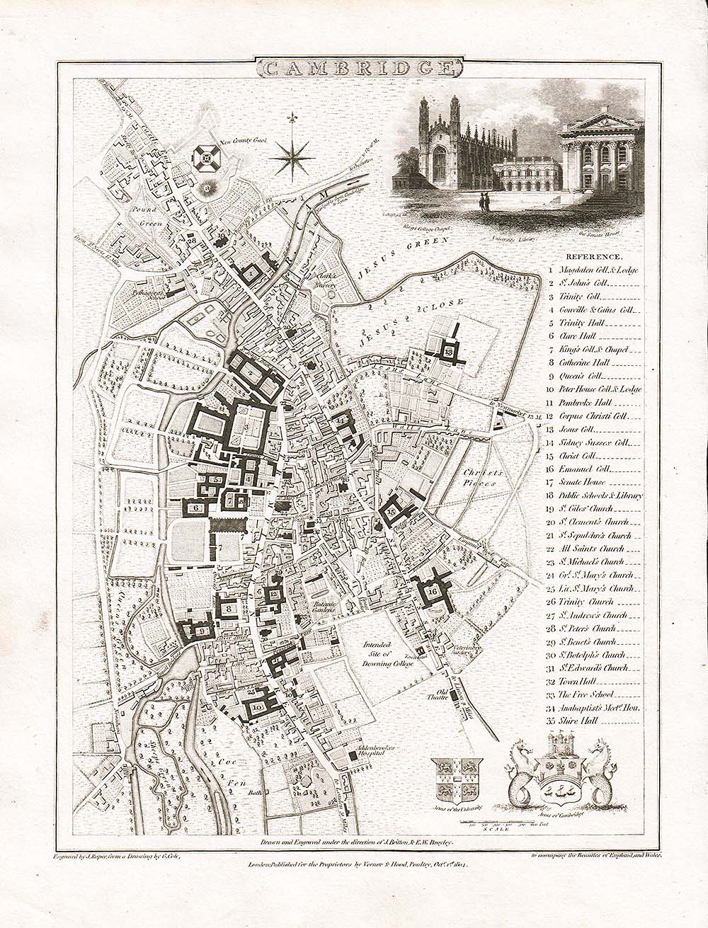 Cambridge Town Plan  -  Cole & Roper 