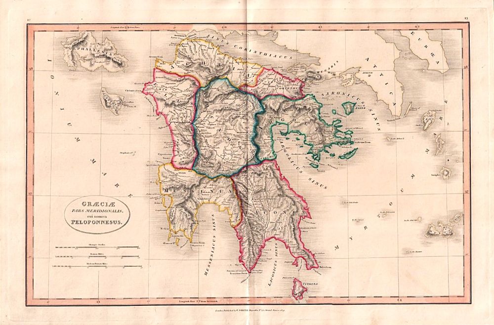 Charles Smith - Graeciae pars Meridionalis eui nomen Peloponnesus 