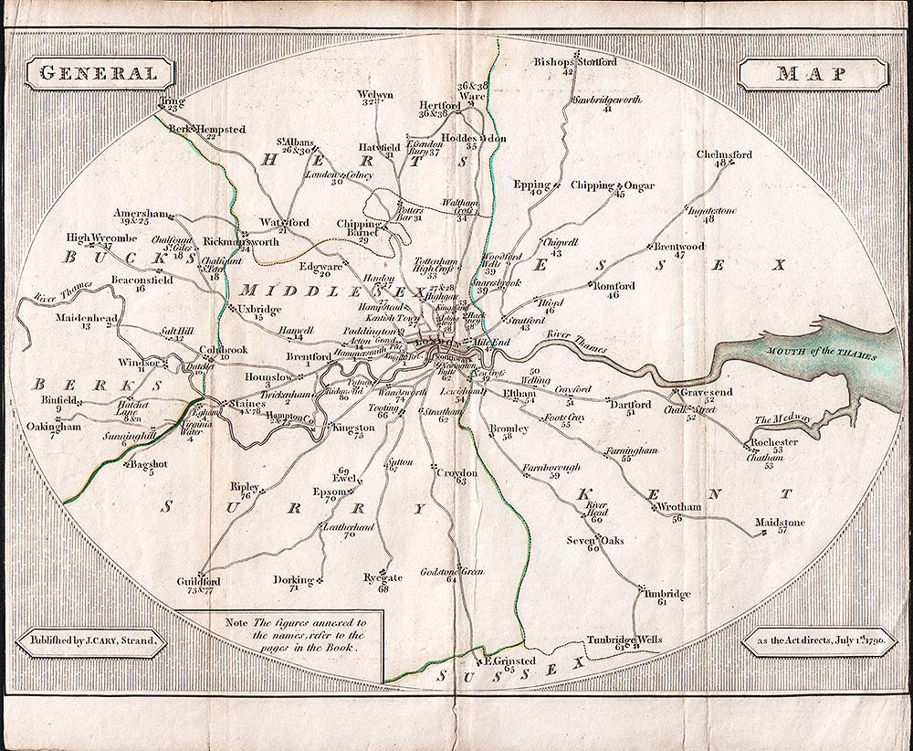General Map -  John Cary