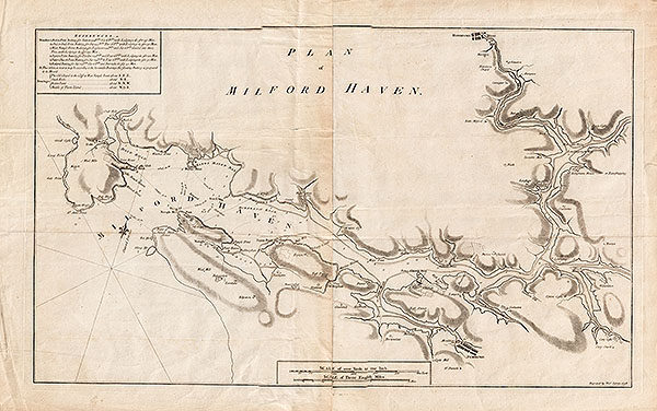 Plan of Milford Haven  Thomas Jeffreys
