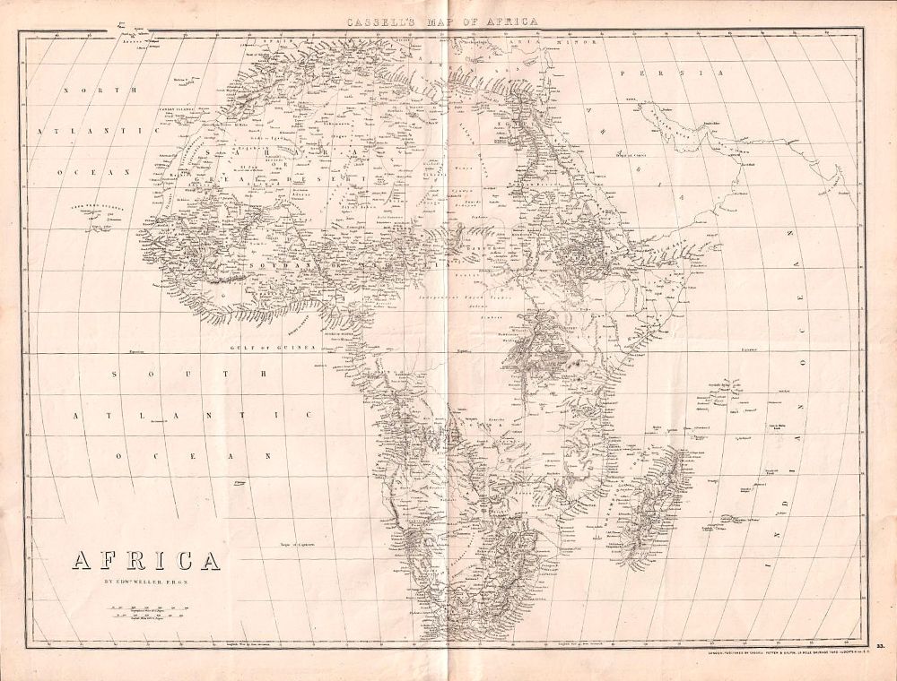 Edward Weller  F.R.G.S. - Africa.