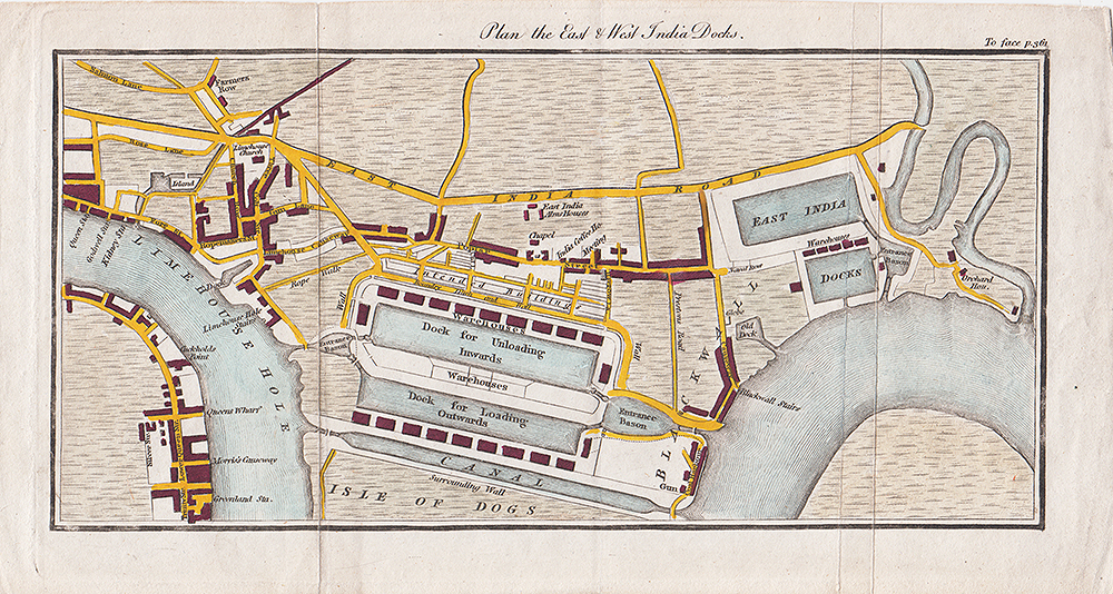Plan the East & West India Docks
