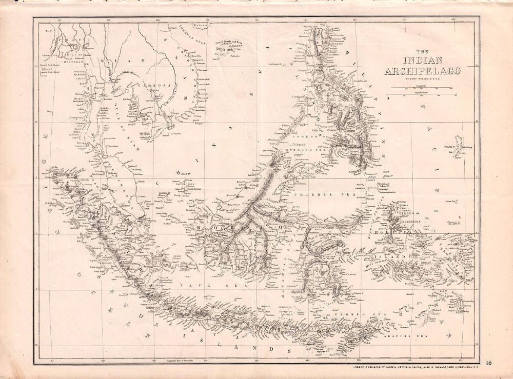 Edward Weller.  F.R.G.S.  -  The Indian Archipelago.