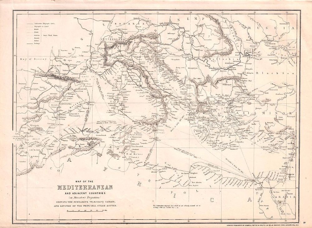 Map of the Mediterranean and adjacent countries.....