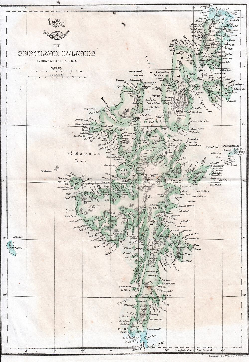 Edward Weller - The Shetland Islands