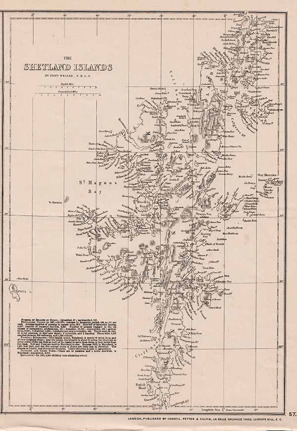 The Shetland Islands  Edward Weller  FRGS