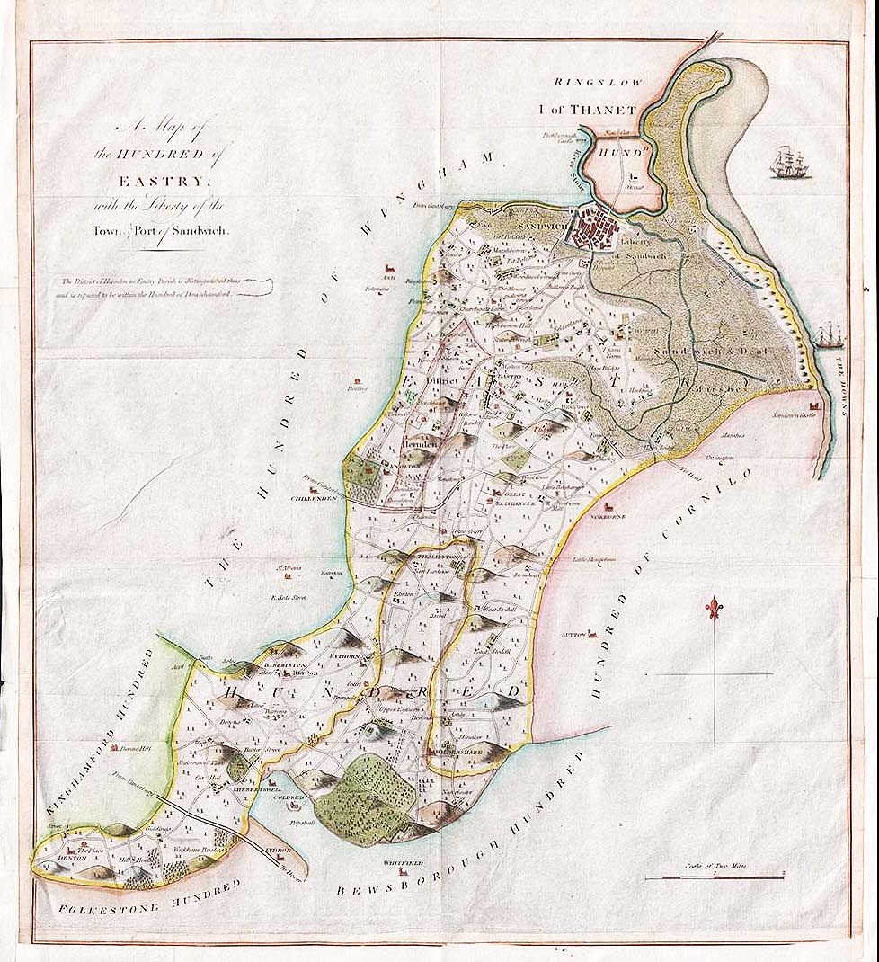 Hundred of Eastry and the Liberty of the Town Port of Sandwich - Edward Hasted 