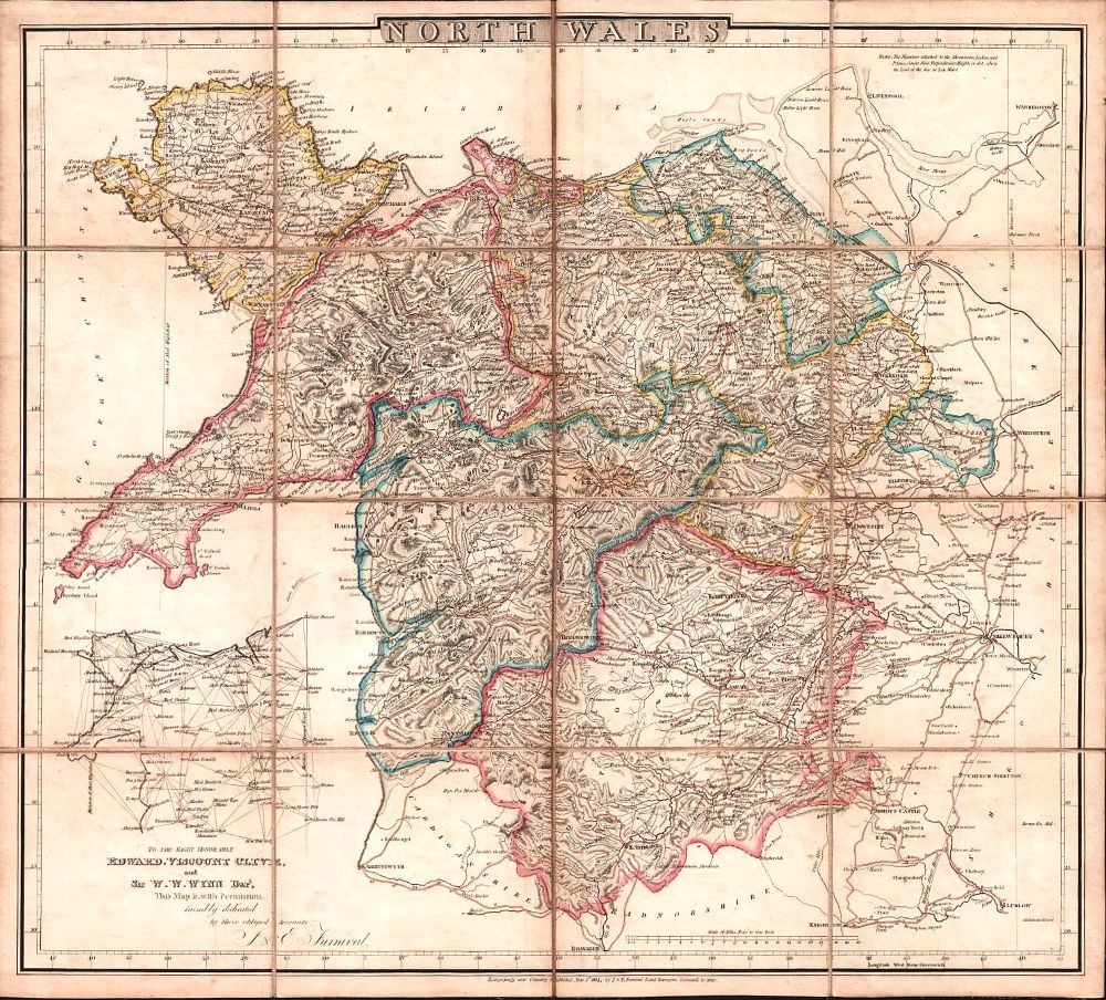 Furnivals's Map of North Wales