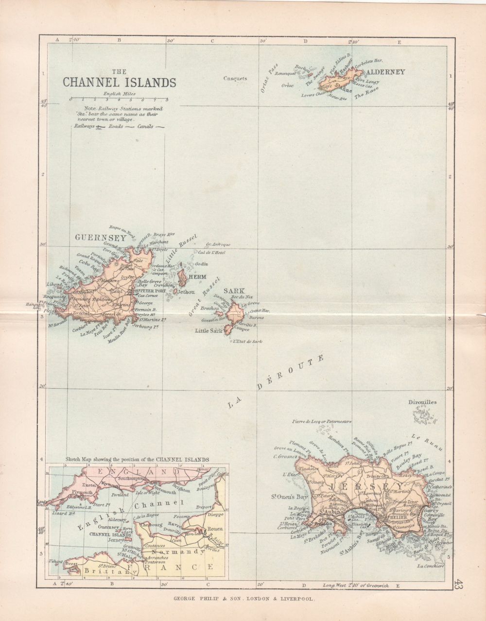 The Channel Islands - George Philip.