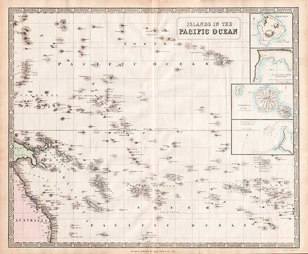 Islands of the Pacific Ocean - George Philip & Son. Liverpool.    
