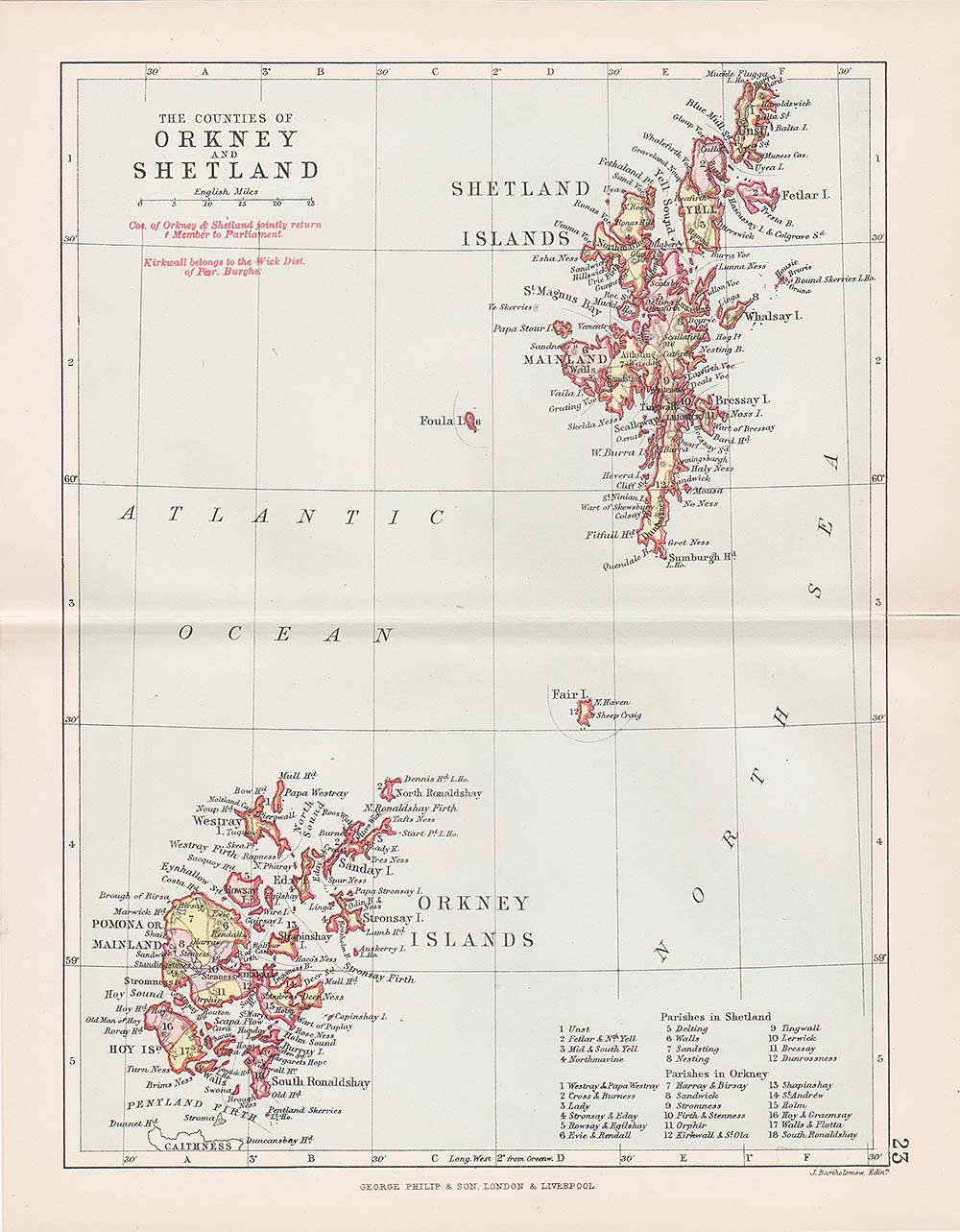 George Philip - Orkney and Shetland.