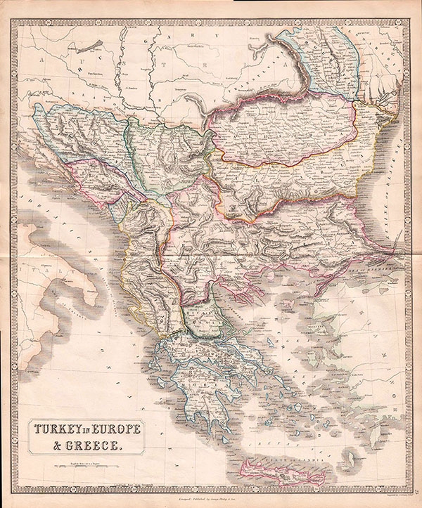 Turkey in Europe & Greece - George Philip & Son 