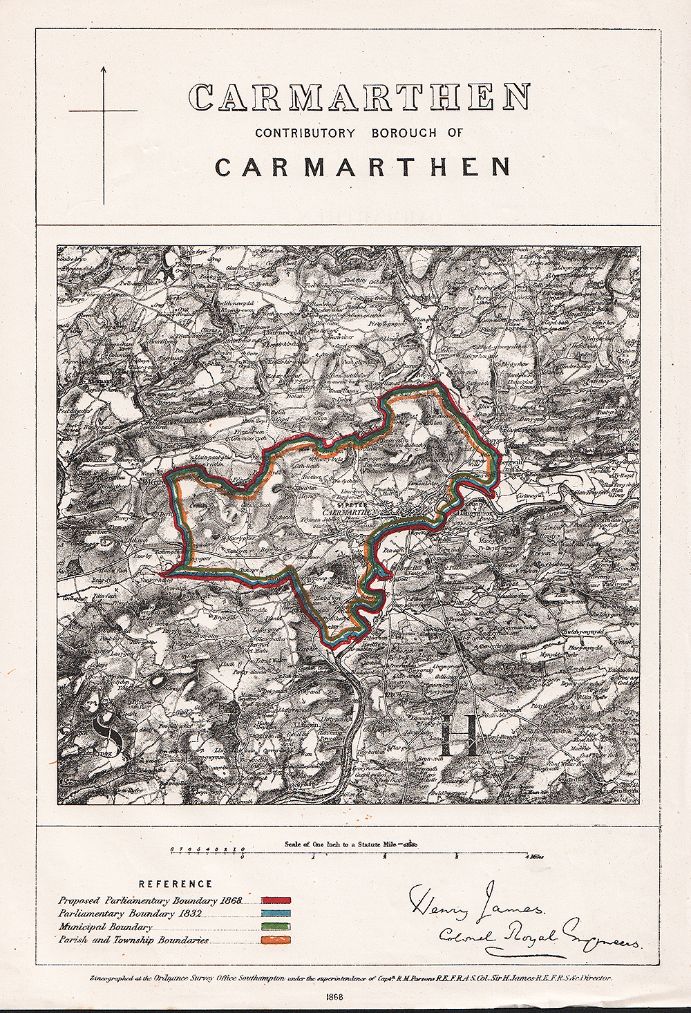 Contriburory Borough of Carmarthen