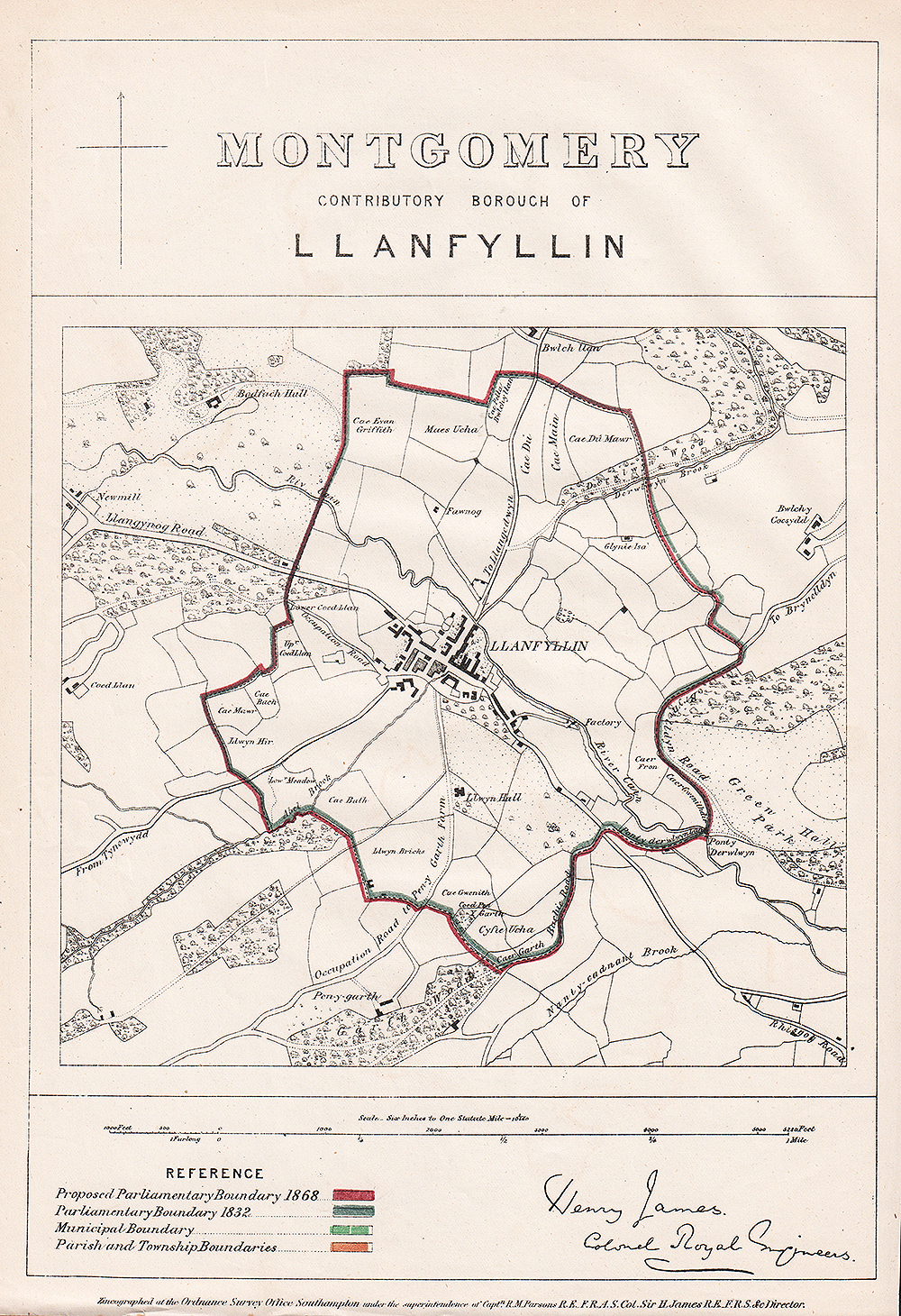Contibutory Borough of Llanfyllin 
