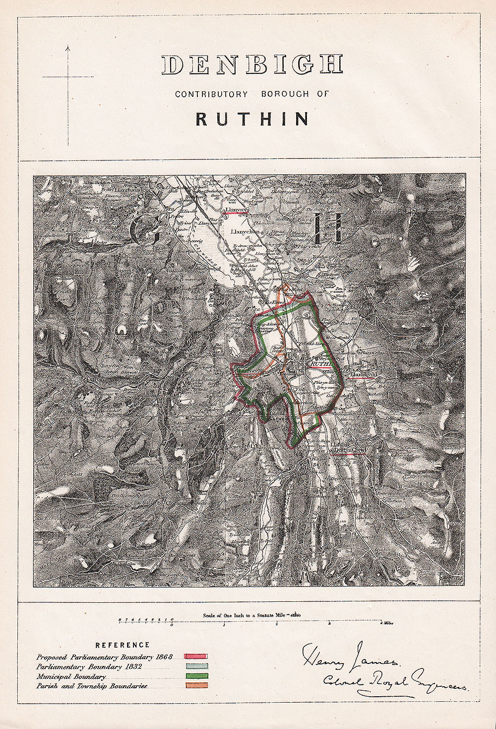 Contributory Boundaries of Ruthin