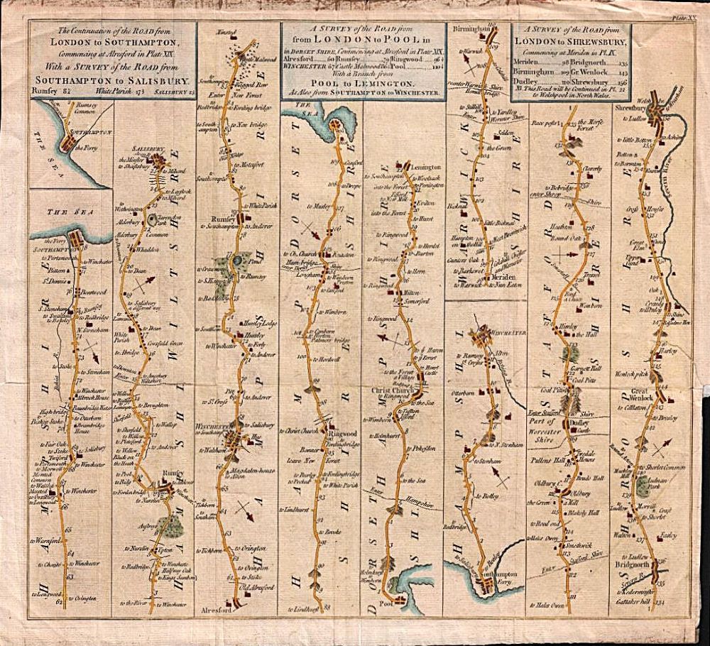 John Hinton - London to Southampton. London tp Pool.  London to Shrewsbury.