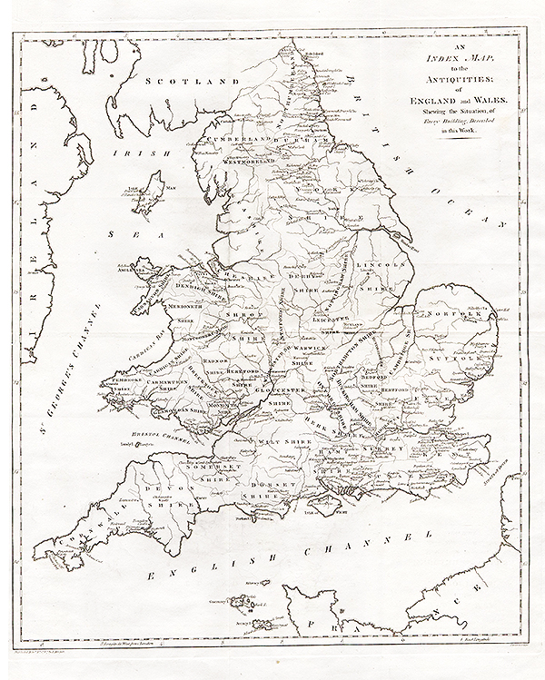 An Index Map to the Antiquities of England and Wales 