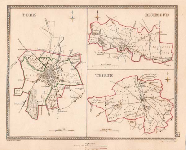 Town Plan York Richmond and Thirsk