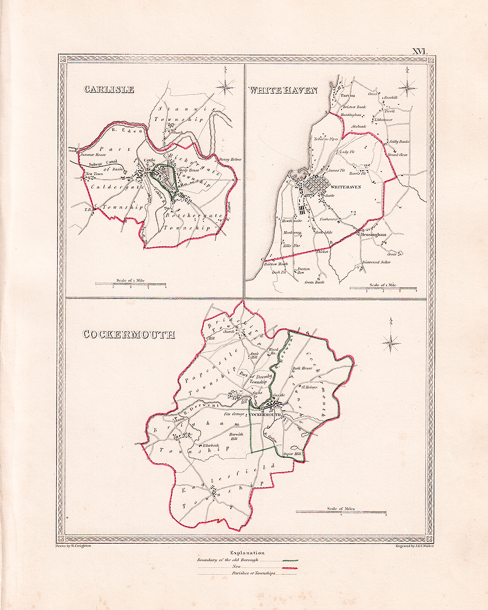 J. and C. Walker - Carlisle, White Haven and Cockermouth.