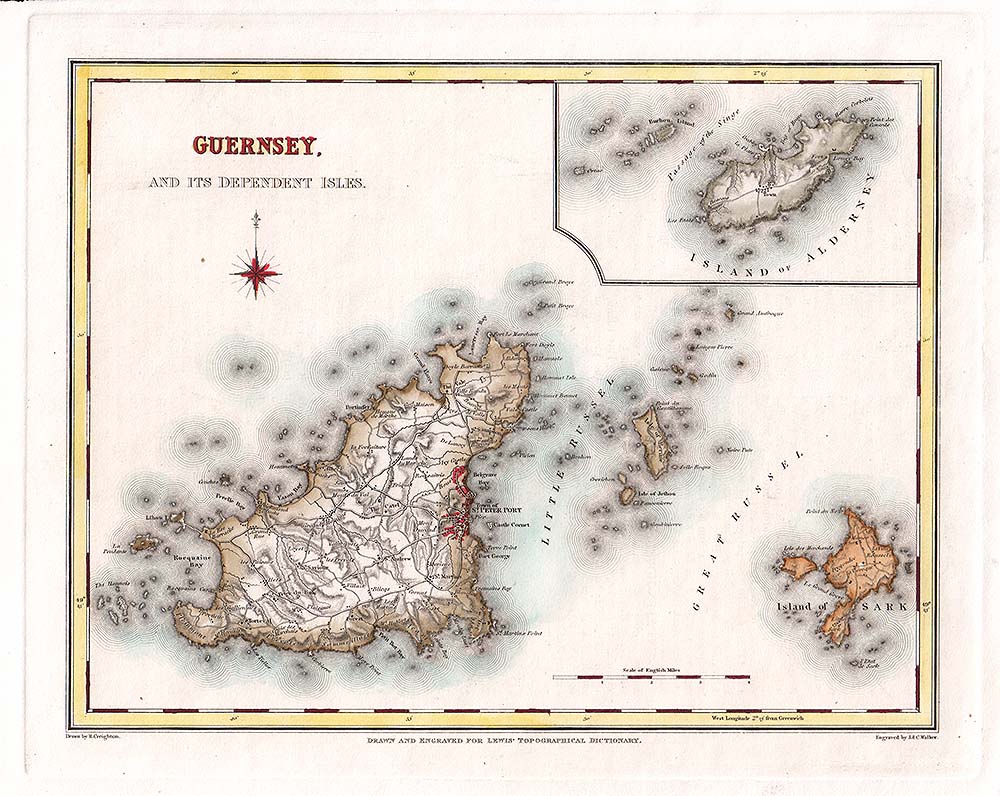 Guernsey  -  Lewis' Topographical Dictionary 