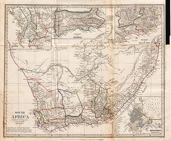 South Africa Compiled from the M.S. Maps in the Colonial Office.  Capt. Owen's Survey &c.