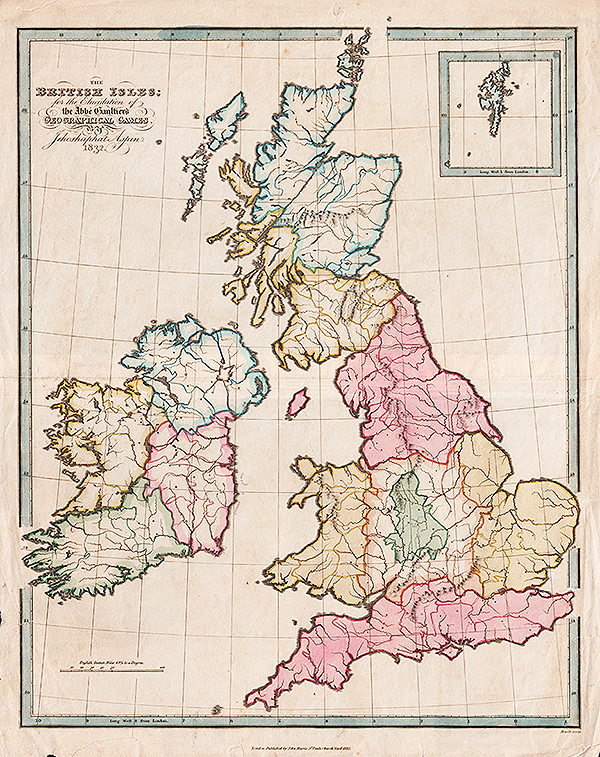The British Isles; for the Elucidation of the Abbe Gaultier's Geograhical Games by Jehosaphat Aspin 1832