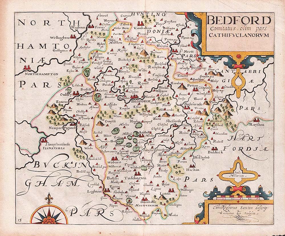 Bedfordshire  Maps