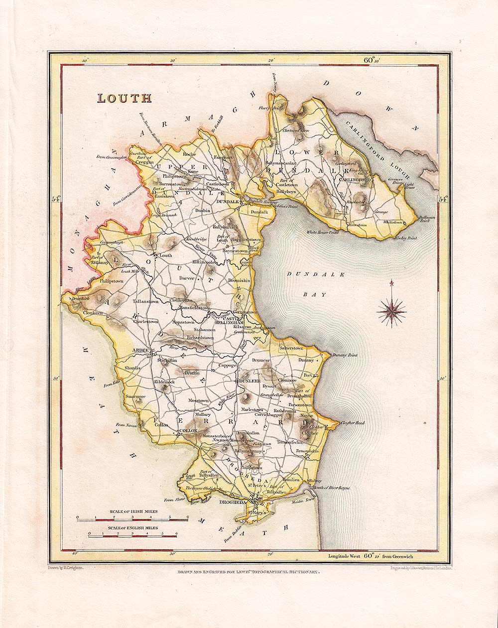 Louth  -  Lewis Atlas comprising the Counties of Ireland