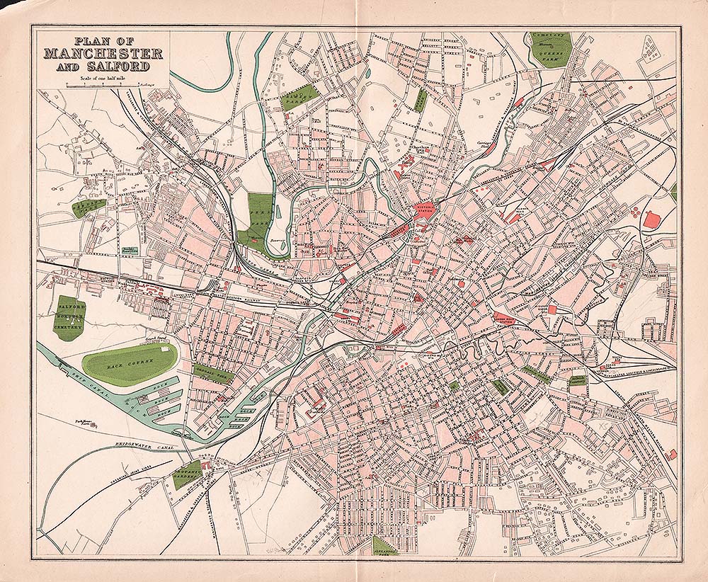 Plan of Manchester and Salford