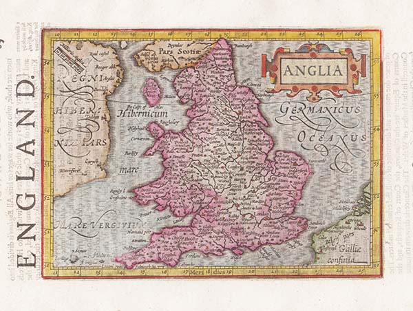 Anglia  -  Gerard Mercator