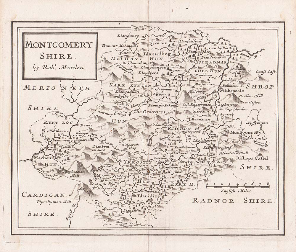 Montgomeryshire by Robert Morden