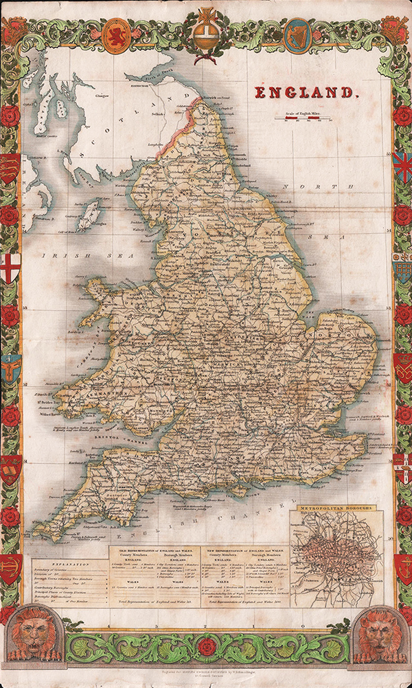 England maps