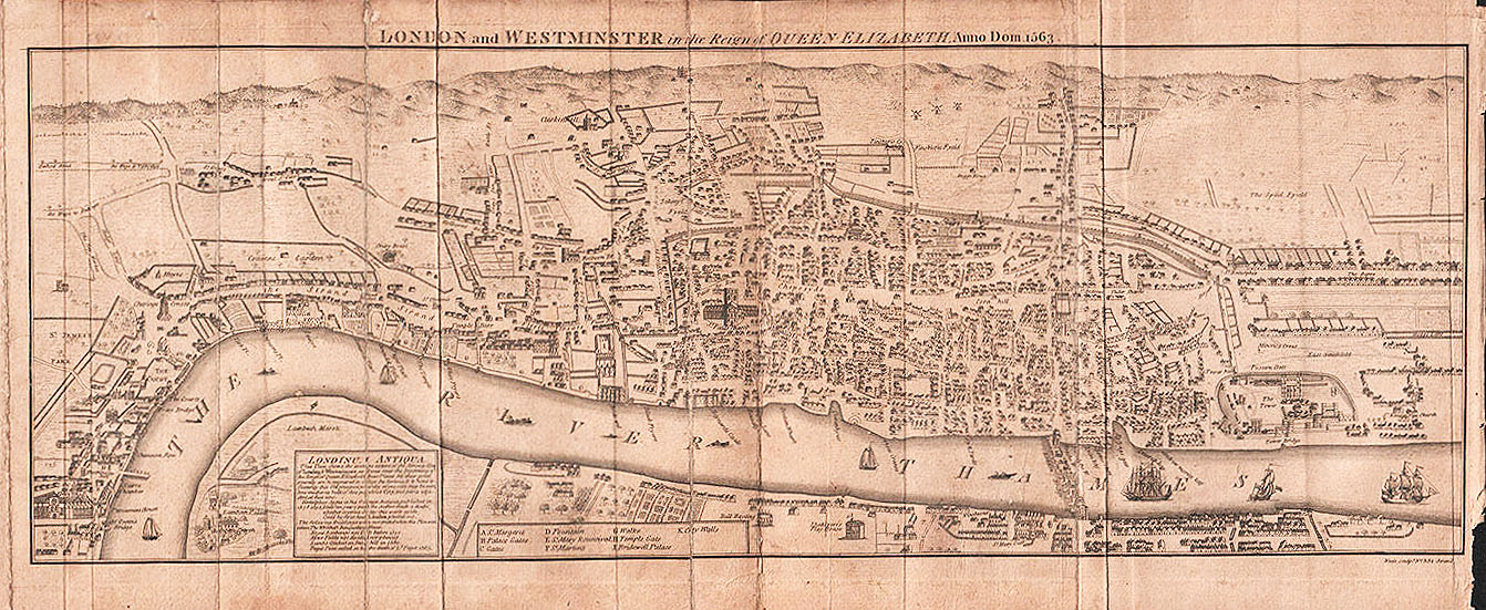 London and Westminster in the Reign of Queen Elizabeth Anno Dom 1563