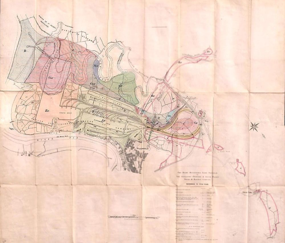 The Alexandra (Newport and South Wales) Docks and Railway Company.  (View Reference to the plan and the scale here))