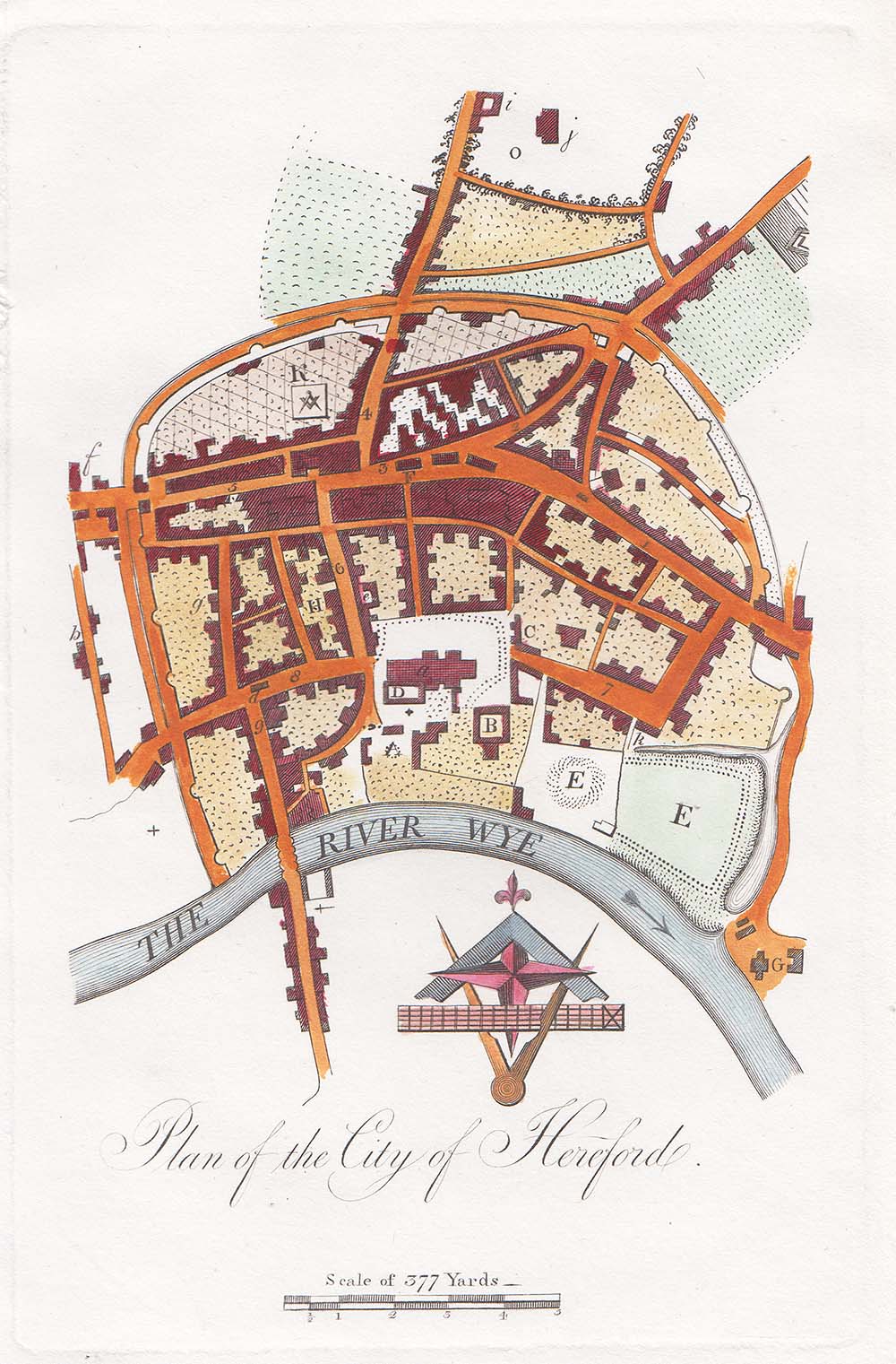 Plan of the City of Hereford.