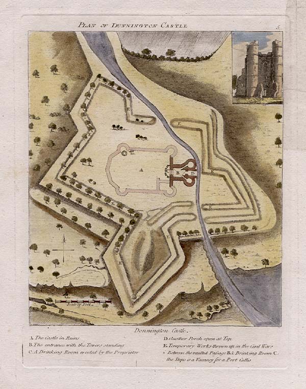 Plan of Dunnington Castle
