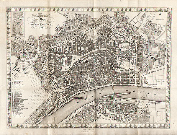 Frankfurt am Mayn und Sachsenhausen  1837