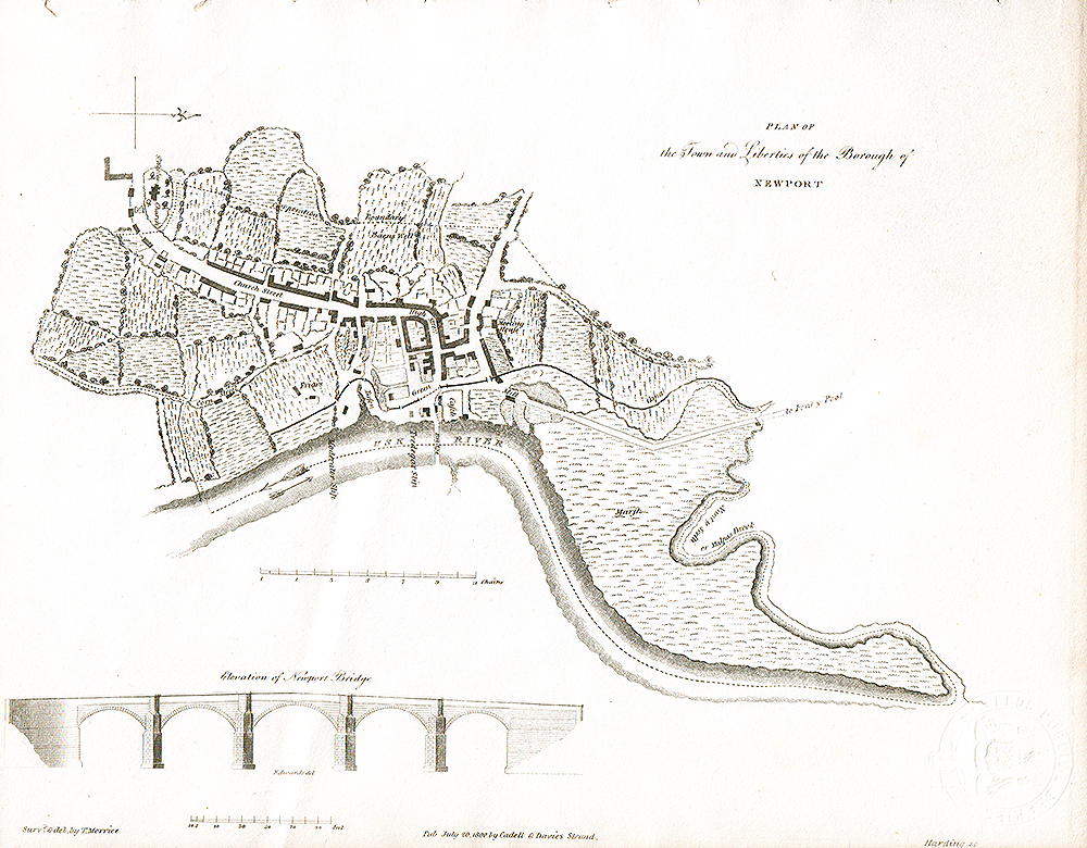 Plan of the Town and Liberties of the Borough of Newport.